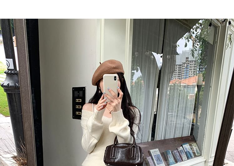 Off-Shoulder Sweater