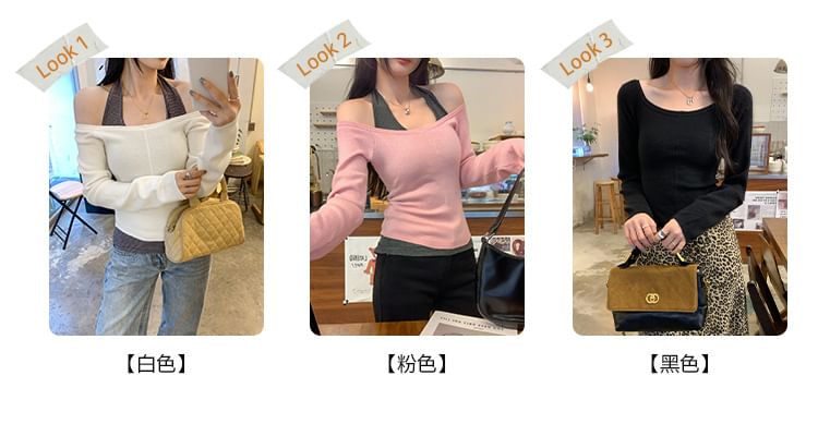 Off-Shoulder Sweater