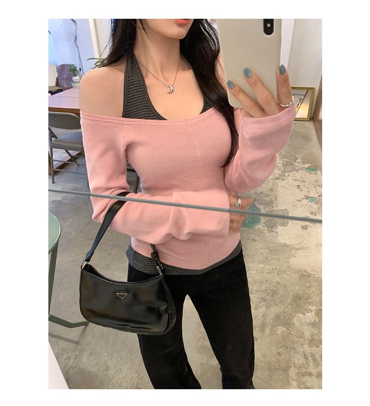 Off-Shoulder Sweater