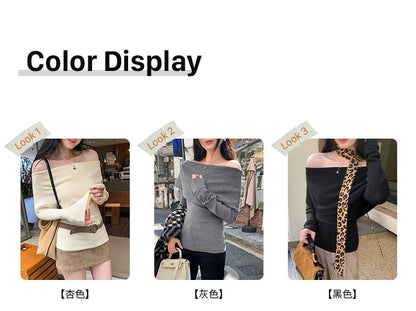 One-Shoulder Sweater