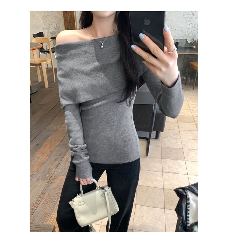 One-Shoulder Sweater