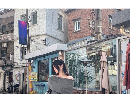 One-Shoulder Sweater