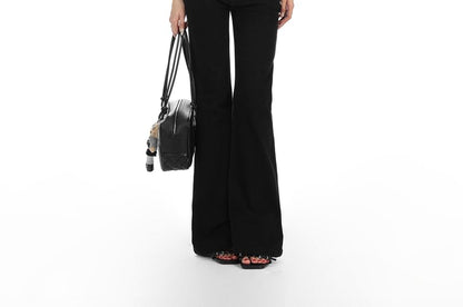 Cap-Sleeve Off-Shoulder Asymmetrical Eyelet Lace Panel T-Shirt
