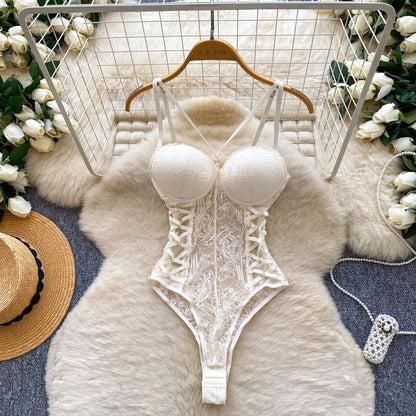 Lace Bodysuit Top