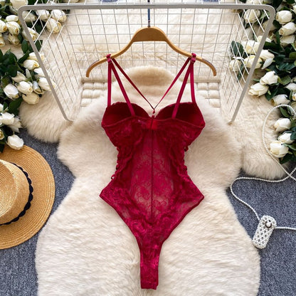 Lace Bodysuit Top