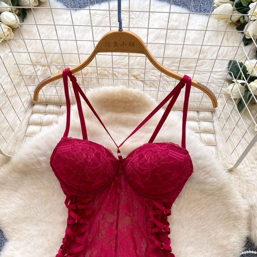 Lace Bodysuit Top