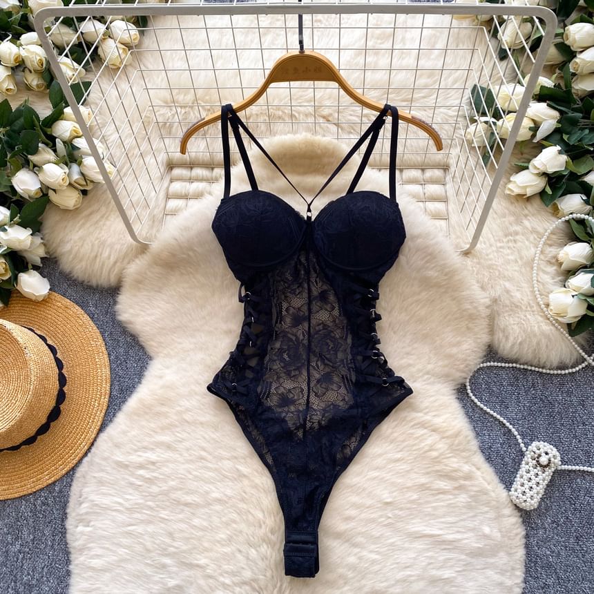 Lace Bodysuit Top