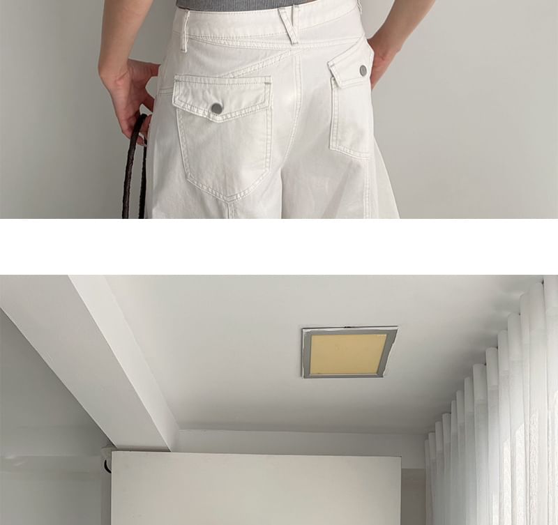 Short-Sleeve Half Zip Plain Polo Shirt