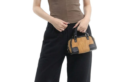 Notch-Neck Short-Sleeve Slim Crop Shirt