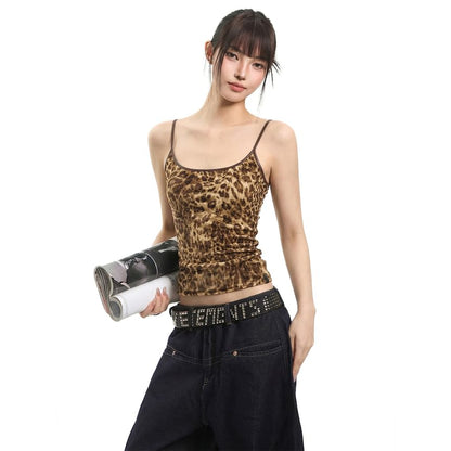 Velvet Scoop-Neck Slim-Fit Crop Cami