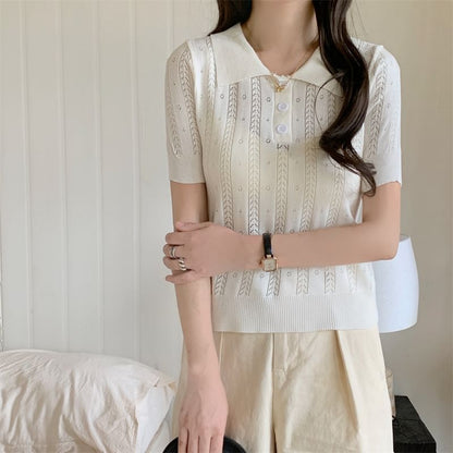Classic Knit Polo Shirt