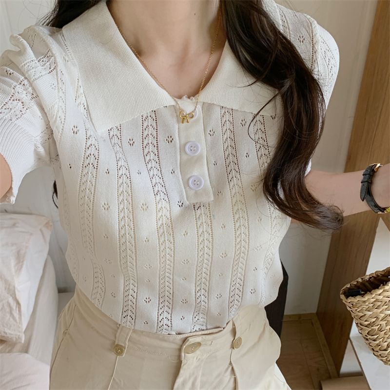 Classic Knit Polo Shirt