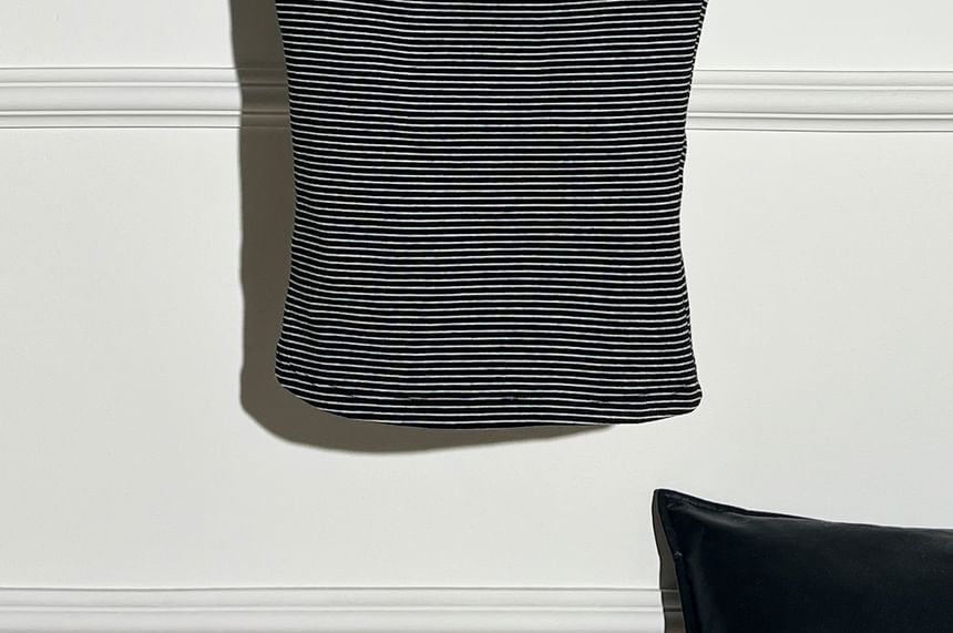 Strapped Striped Crop Tee