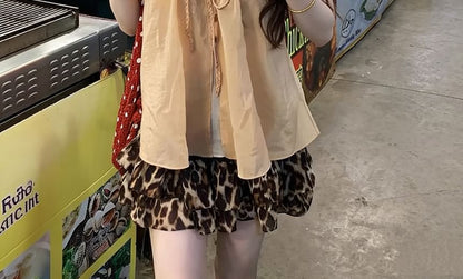 Slit Hem Scoop Neck Camisole