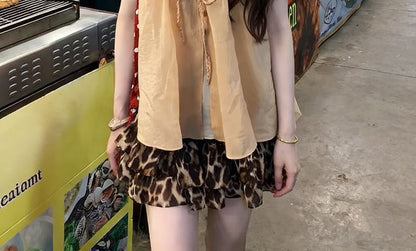 Slit Hem Scoop Neck Camisole