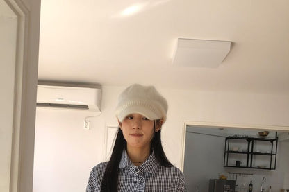 Gingham Peter Pan Collar Button Shirt