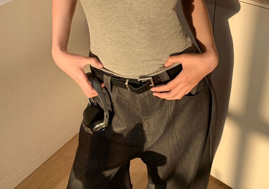 Scoop Neck Spaghetti Strap Camisole
