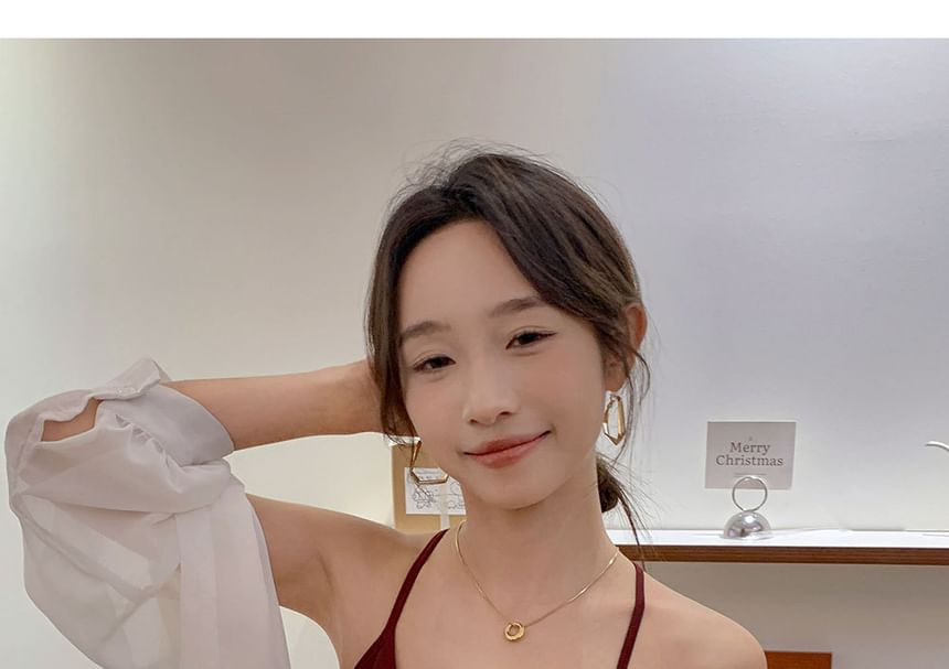 Scoop Neck Spaghetti Strap Camisole