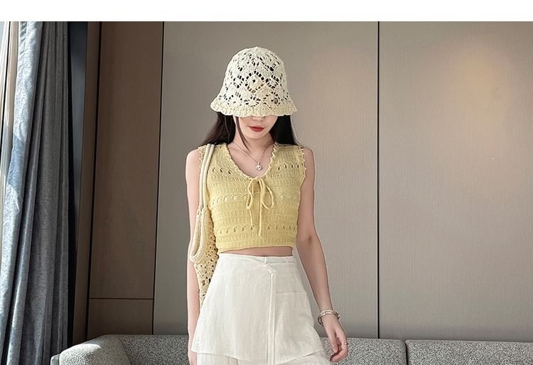 Set: High Waist Plain Wide Leg Pants + Wrap Skirt