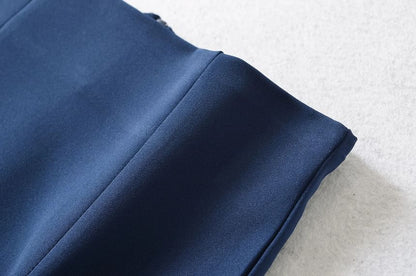High Waist Plain Mini Pencil Skirt