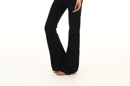 Long-Sleeve Collared Plain Half Button Shirt