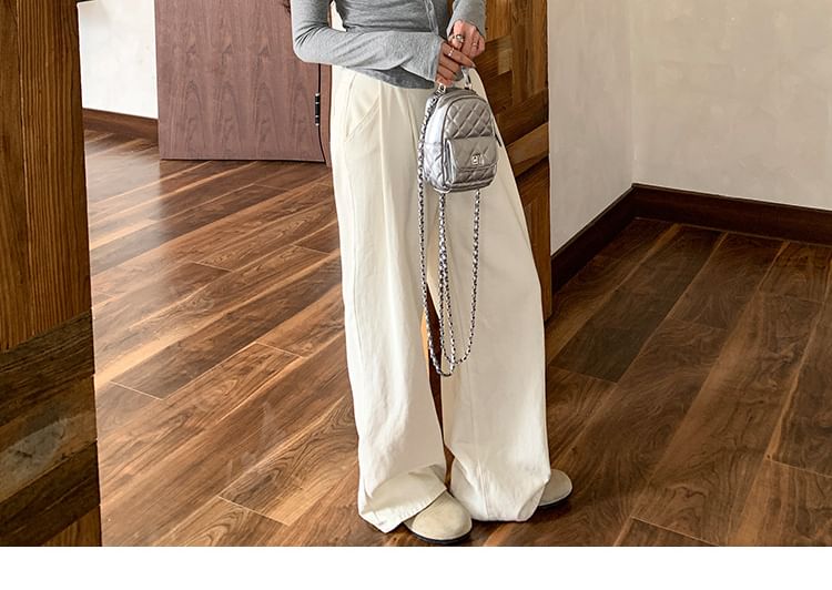 Cardigan Set: Button-Front with Mock Neck Camisole