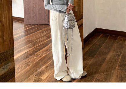 Cardigan Set: Button-Front with Mock Neck Camisole