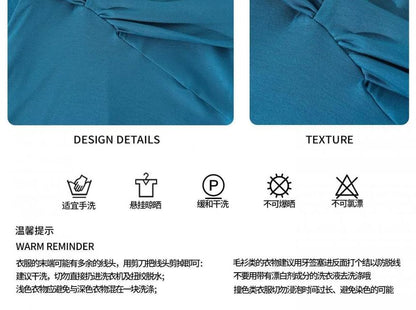 Off-Shoulder Long Sleeve Slim Fit Tee