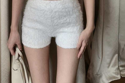 Velvet V-Neck Lace Trim Crop Camisole