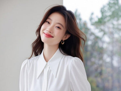 Button-Up Short Sleeve Classic Shirt