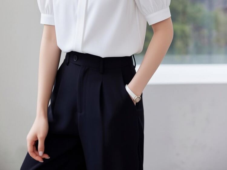 Button-Up Short Sleeve Classic Shirt