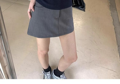Striped Off Shoulder Short Sleeve Knit Top