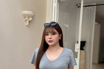 Plus Size Mid Rise Mini Pencil Skirt