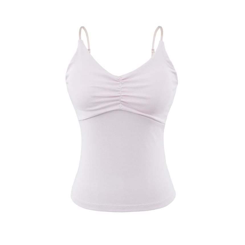Ruched Spaghetti Strap Camisole