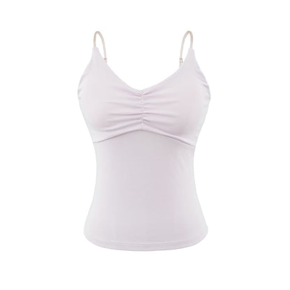 Ruched Spaghetti Strap Camisole