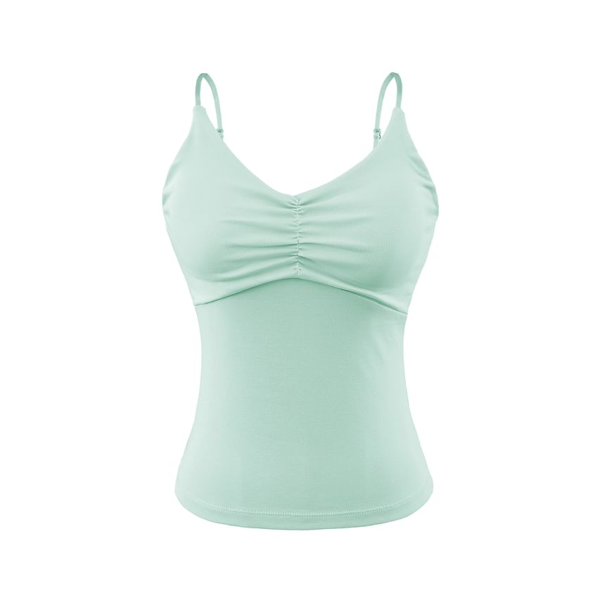 Ruched Spaghetti Strap Camisole