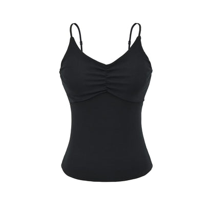 Ruched Spaghetti Strap Camisole