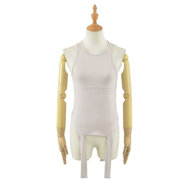 Crew Neck Slim Fit Crop Tank Top