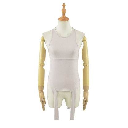Crew Neck Slim Fit Crop Tank Top