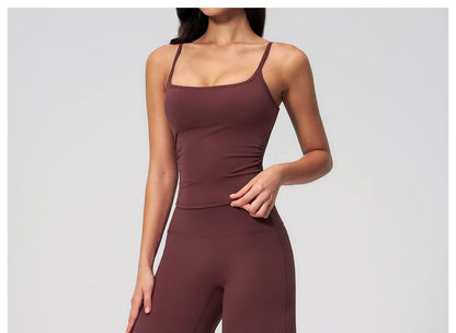 Cropped Camisole & Wide Leg Capri Pants Set