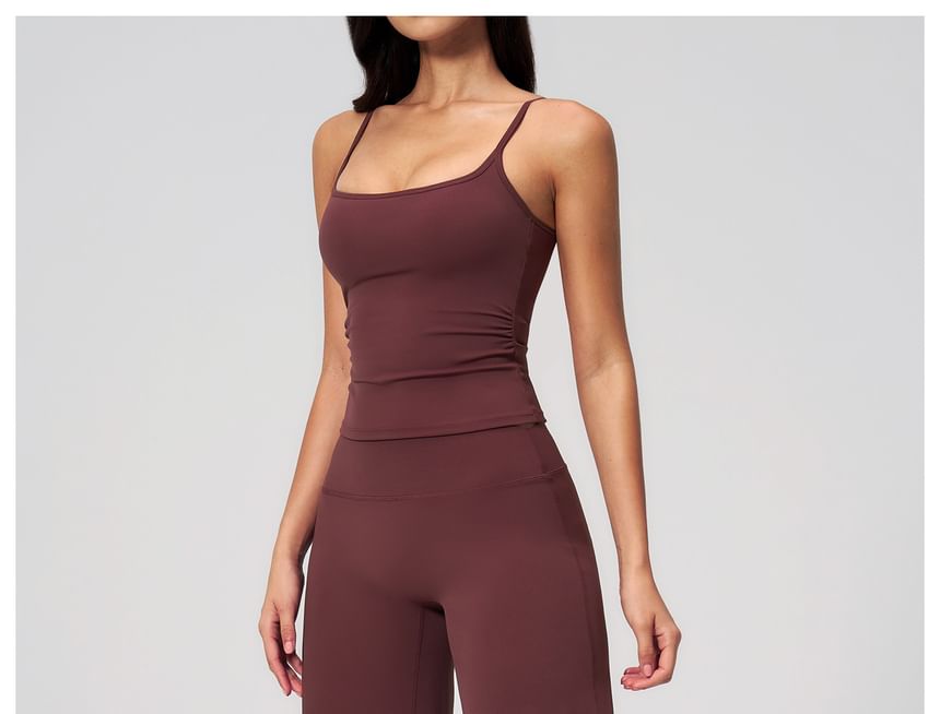 Cropped Camisole & Wide Leg Capri Pants Set