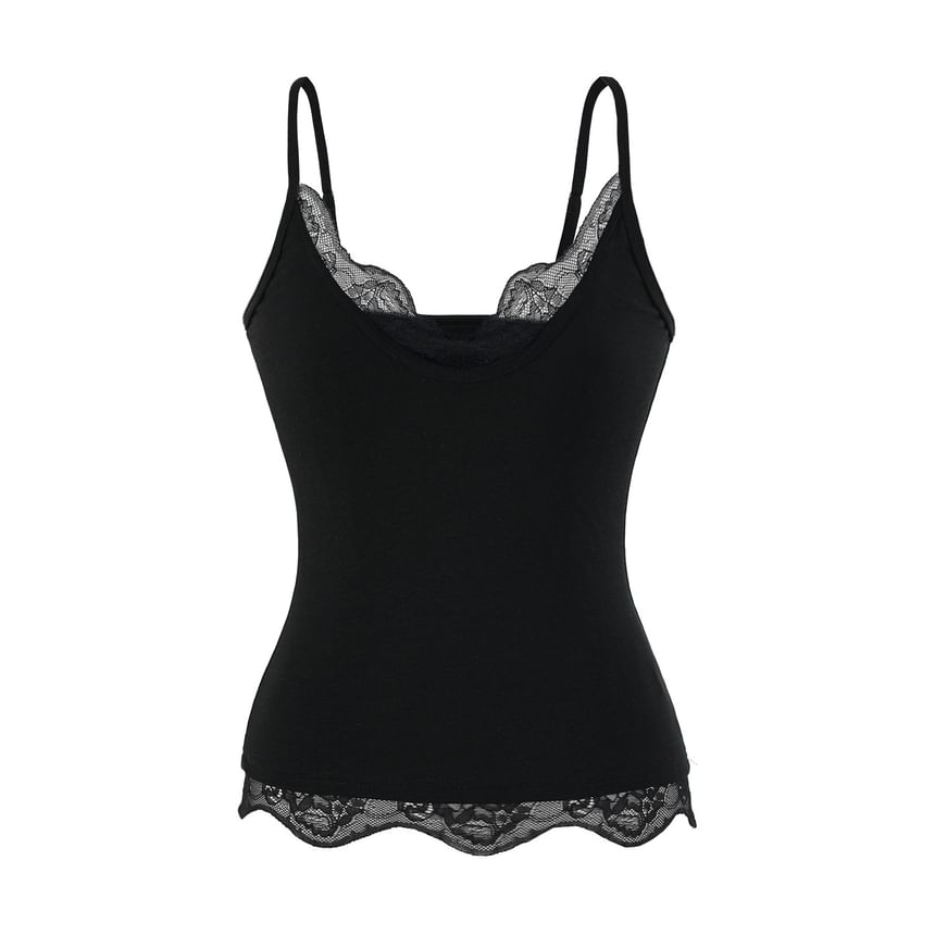 Lace Trim Camisole Top