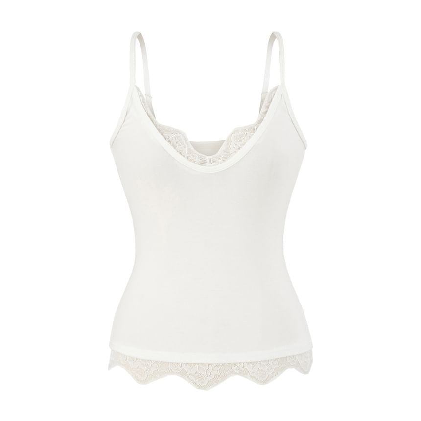 Lace Trim Camisole Top