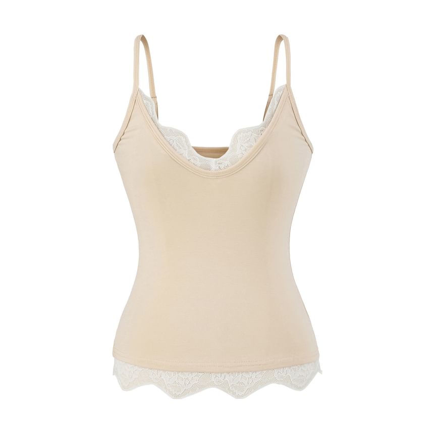 Lace Trim Camisole Top