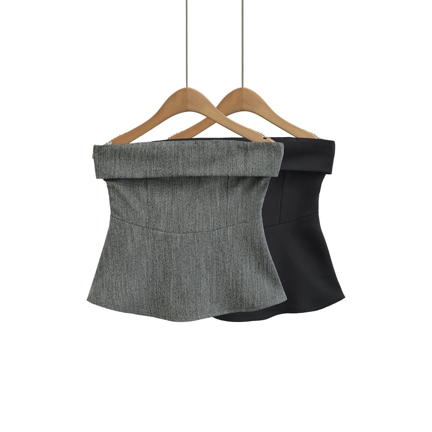 Flowy Strapless Tube Top