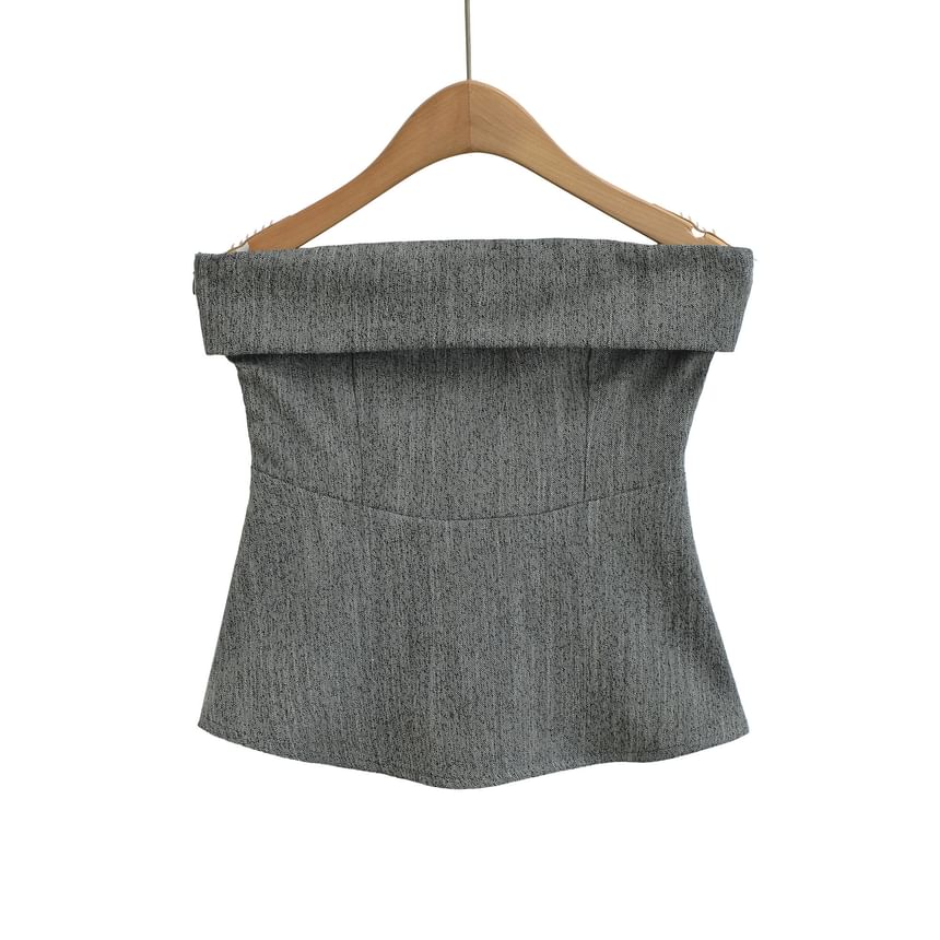 Flowy Strapless Tube Top