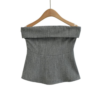 Flowy Strapless Tube Top