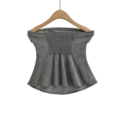 Flowy Strapless Tube Top