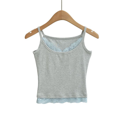 Lace Trim Spaghetti Strap Camisole