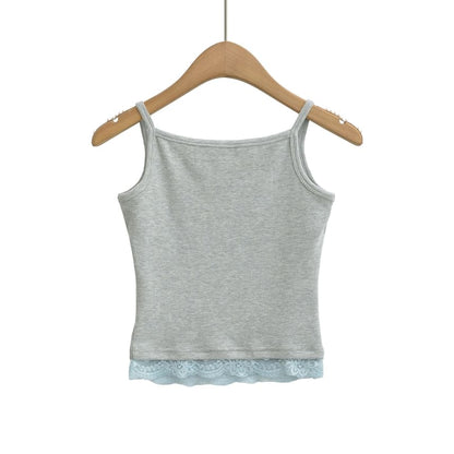 Lace Trim Spaghetti Strap Camisole